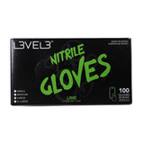L3VEL3 Nitrile Gloves 100pk