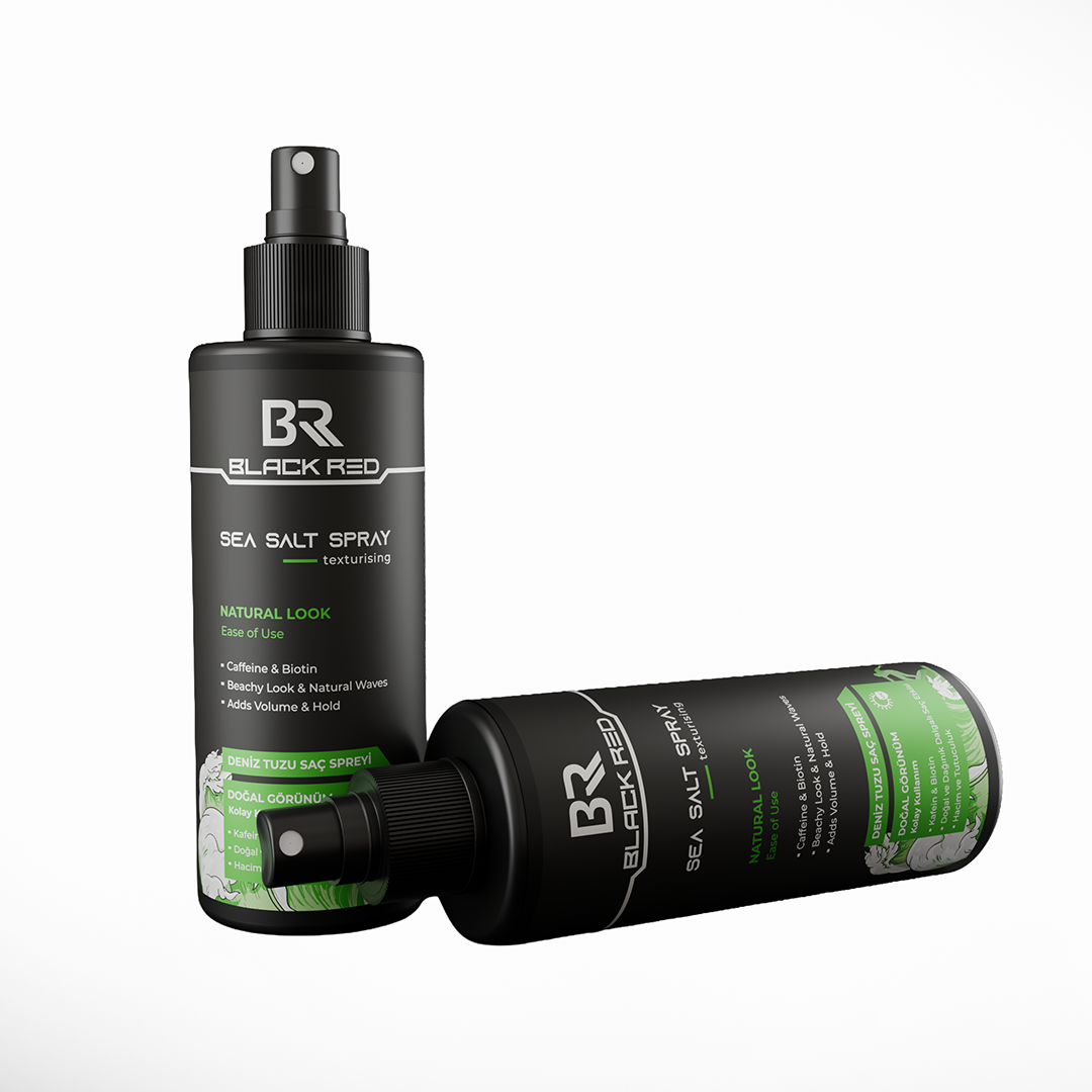 Black Red Sea Salt Spray Natural Look 200ml