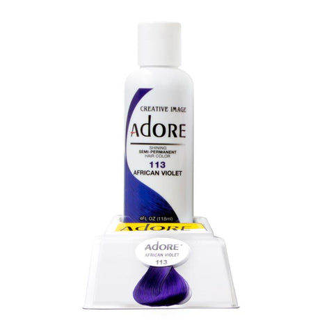 Adore Semi Permanent Hair Color - African Violet - 113 | Barber Outlet