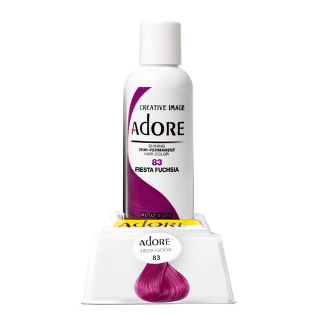 Adore Semi Permanent Hair Color - Fiesta Fuchsia - 83 | Barber Outlet