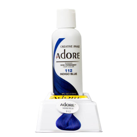 Adore Semi Permanent Hair Color - Indigo Blue - 112 | Barber Outlet