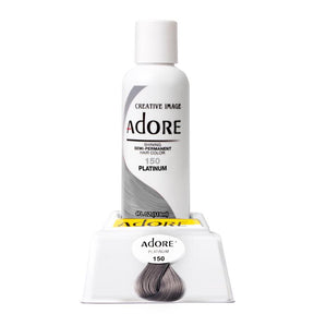Adore Semi Permanent Hair Colour - Platinum - 150 | Barber Outlet
