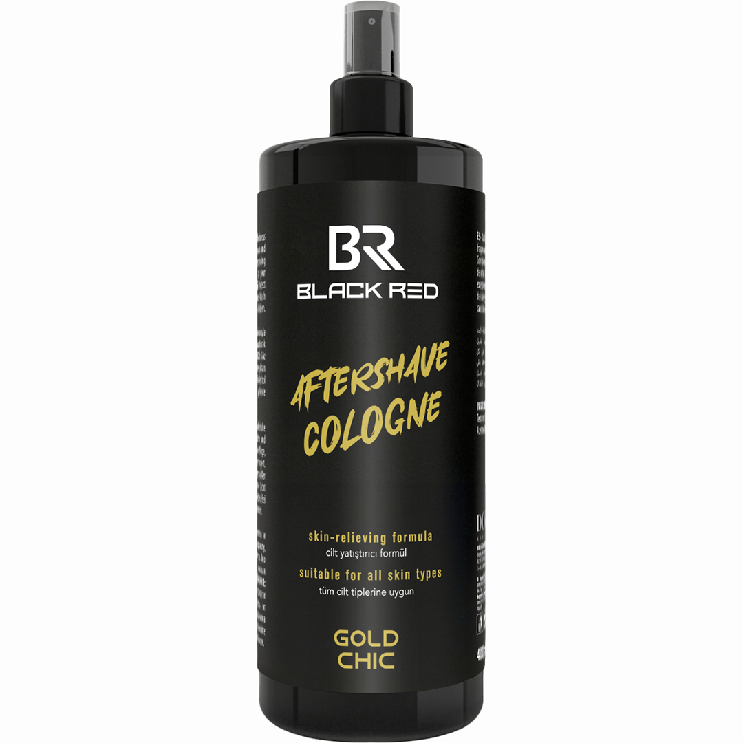 Black Red After Shave Cologne Gold Chic 400ml