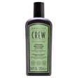 American Crew shampoo bottle on a white background