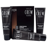 American Crew Precision Blend Hair Color 4-5 Medium Natural - 3x40ml with Developer 15VOL - Bundle