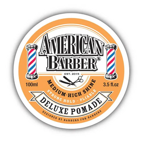 American Barber Deluxe Pomade 100ml | Barber Outlet