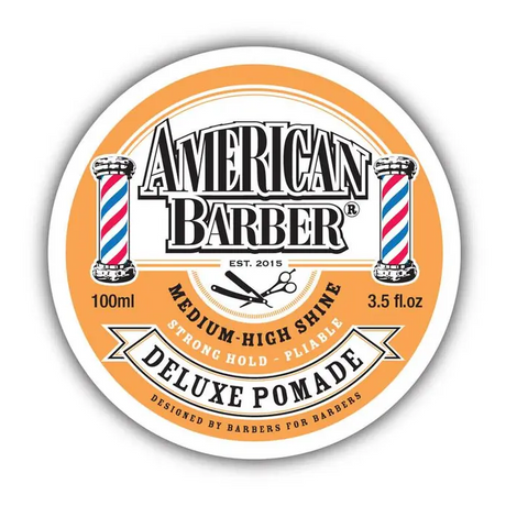 American Barber Deluxe Pomade 100ml | Barber Outlet