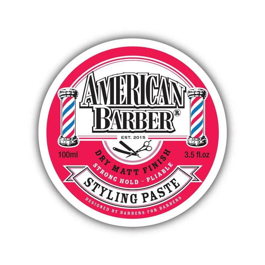 American Barber Styling Paste 100ml | Barber Outlet