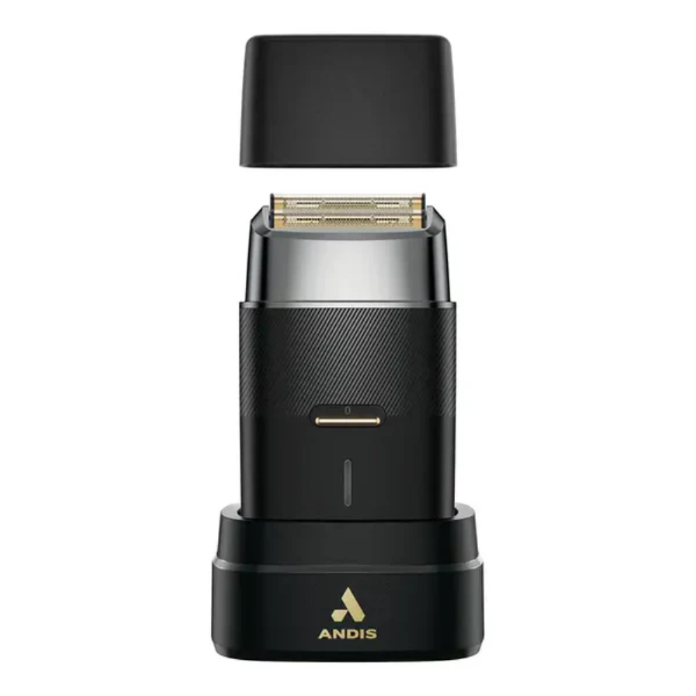 Andis ProFoil Plus II Titanium Foil Shaver, Cord/Cordless - Black Chrome - TS3