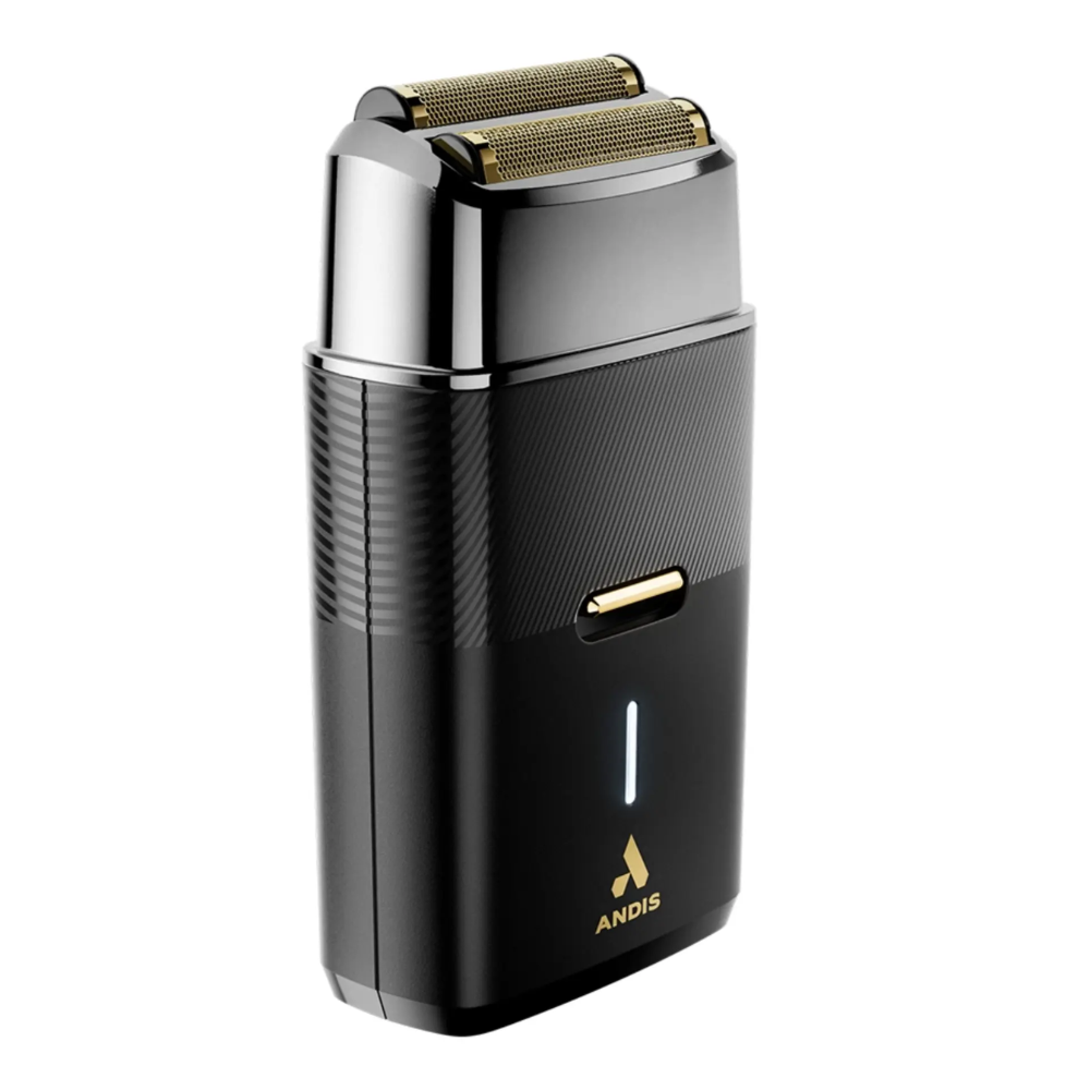 Andis ProFoil Plus II Titanium Foil Shaver, Cord/Cordless - Black Chrome - TS3