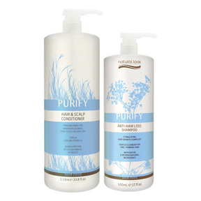 Natural Look Anti-Hair Loss Shampoo 500ML & Conditioner 1L Bundle | Barber Outlet
