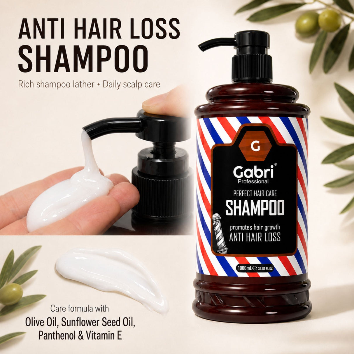 Gabri Professional - Anti Hair Loss Shampoo 1000ml