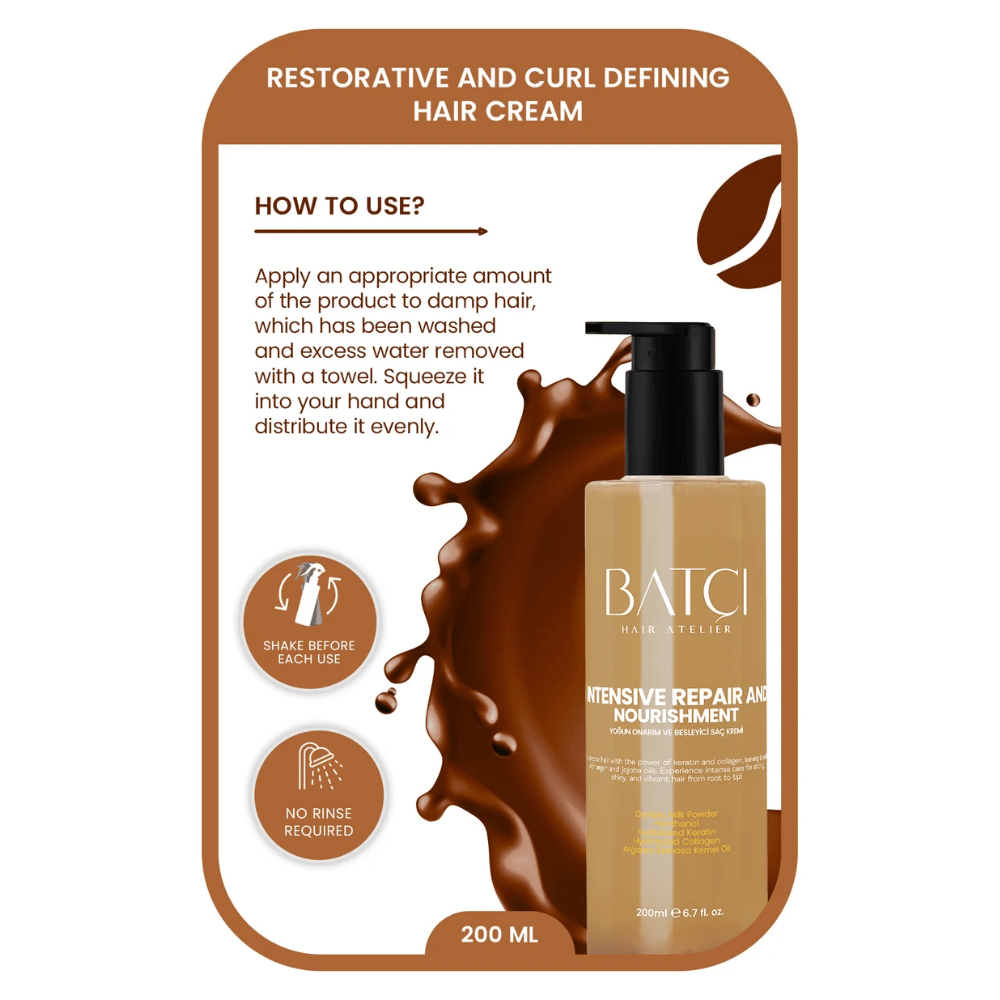 Batci Intensive Repair and Nourishment Conditioner with Coffee Extract