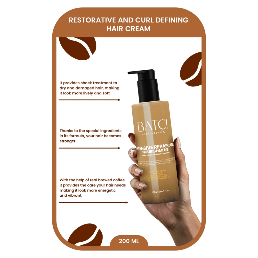 Batci Intensive Repair and Nourishment Conditioner with Coffee Extract
