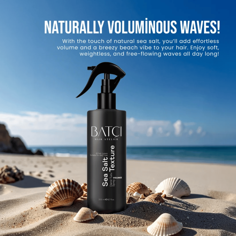 Batci Sea Salt Hair Spray - Strong Hold and High Volume 200ml