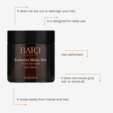 Batci Exclusive Shiny Hair Wax - Ultra Hold & Long Lasting 100 ML
