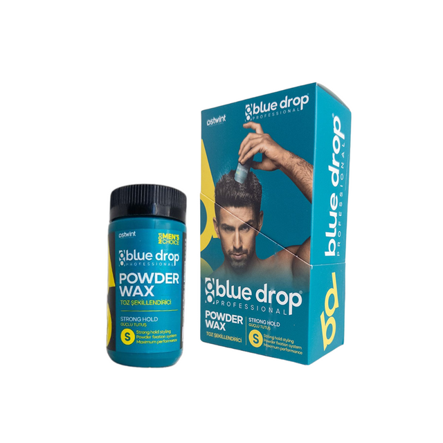 Powder Blue Drop Blue Drop Powder Wax - Strong Hold – Barber Outlet
