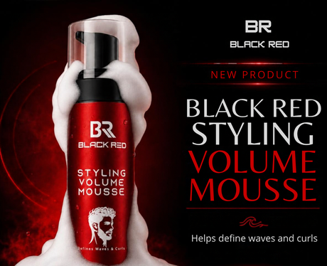 Black Red Styling Volume Mousse 150ml