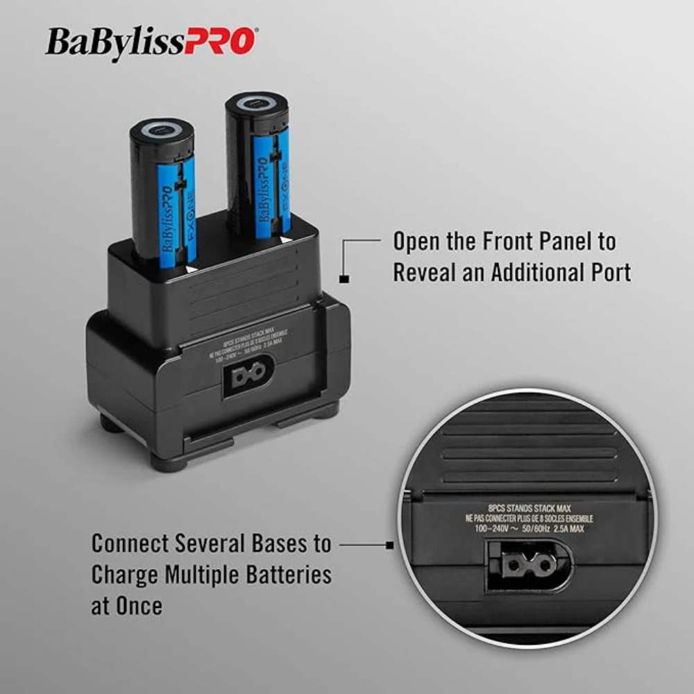 BabylissPRO FXONE Dual Battery Charging Base | Barber Outlet