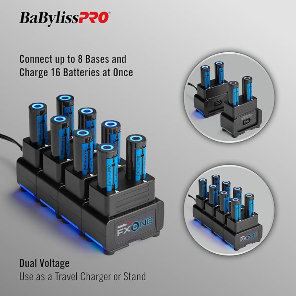 BabylissPRO FXONE Dual Battery Charging Base | Barber Outlet