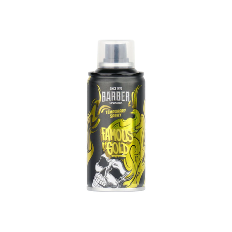 Marmara Barber Temporary Hair Colour Spray Famous Gold 150ml | Barber Outlet