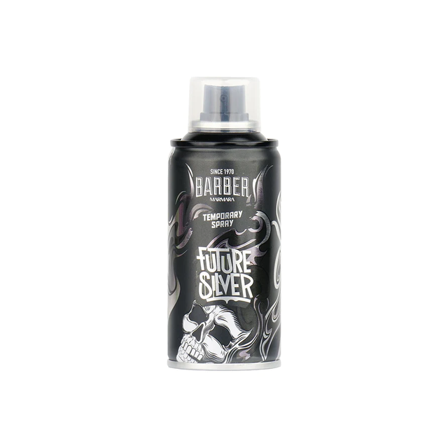 Marmara Barber Temporary Hair Colour Spray Future Silver 150ml | Barber Outlet