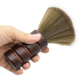 Barber Outlet Neck Brush (Dark Wooden Brown)