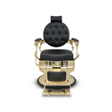 Salon & Co - Sebastian Barber Chair - Black & Gold | Barber Outlet