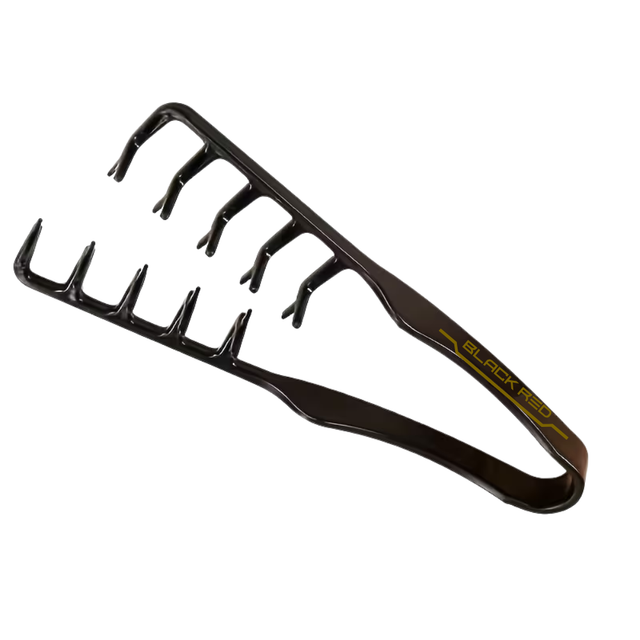 Black Red Textured Styling Combs