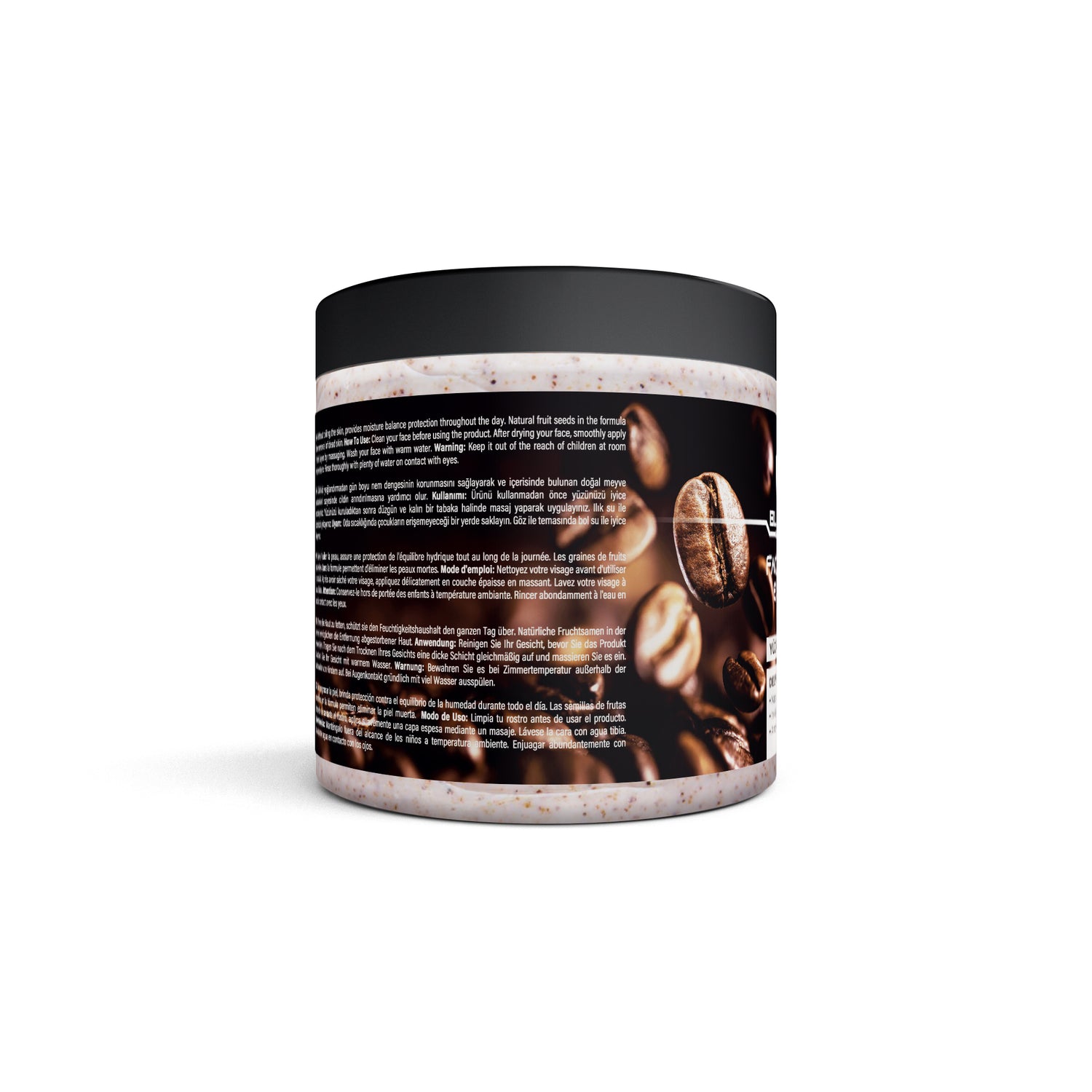 Black Red Face Scrub Espresso 500ml | Barber Outlet