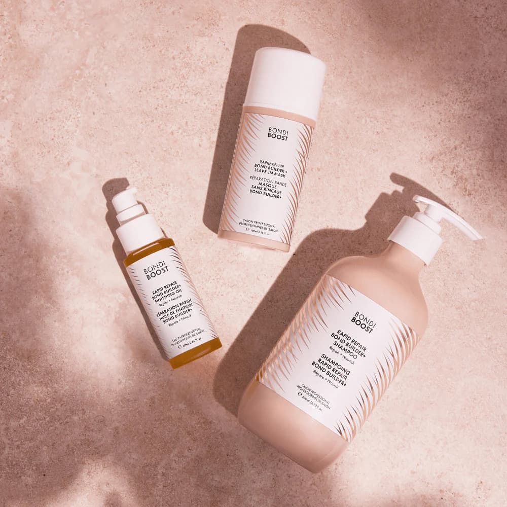 Bondi Boost Rapid Repair Bond Builder+ Shampoo, Leave-In Mask & Oil Trio | Barber Outlet