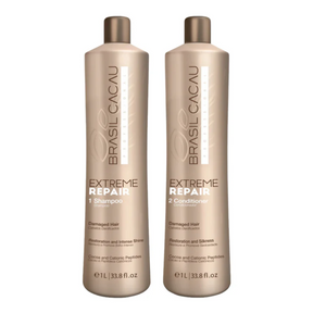 Brasil Cacau Extreme Repair  Duo  1 Litre | Barber Outlet