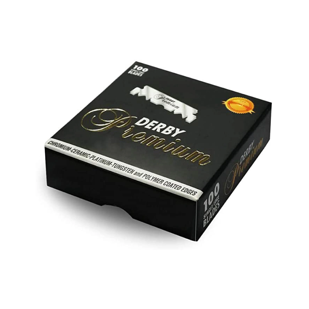 Derby Premium Professional Single Edge Razor Blades 100 | Barber Outlet