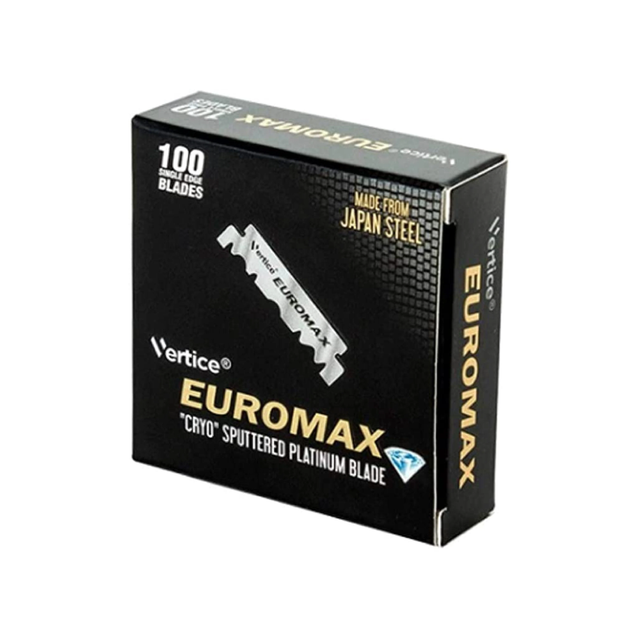 EUROMAX Platinum Single Edge Razor Blades 100 | Barber Outlet