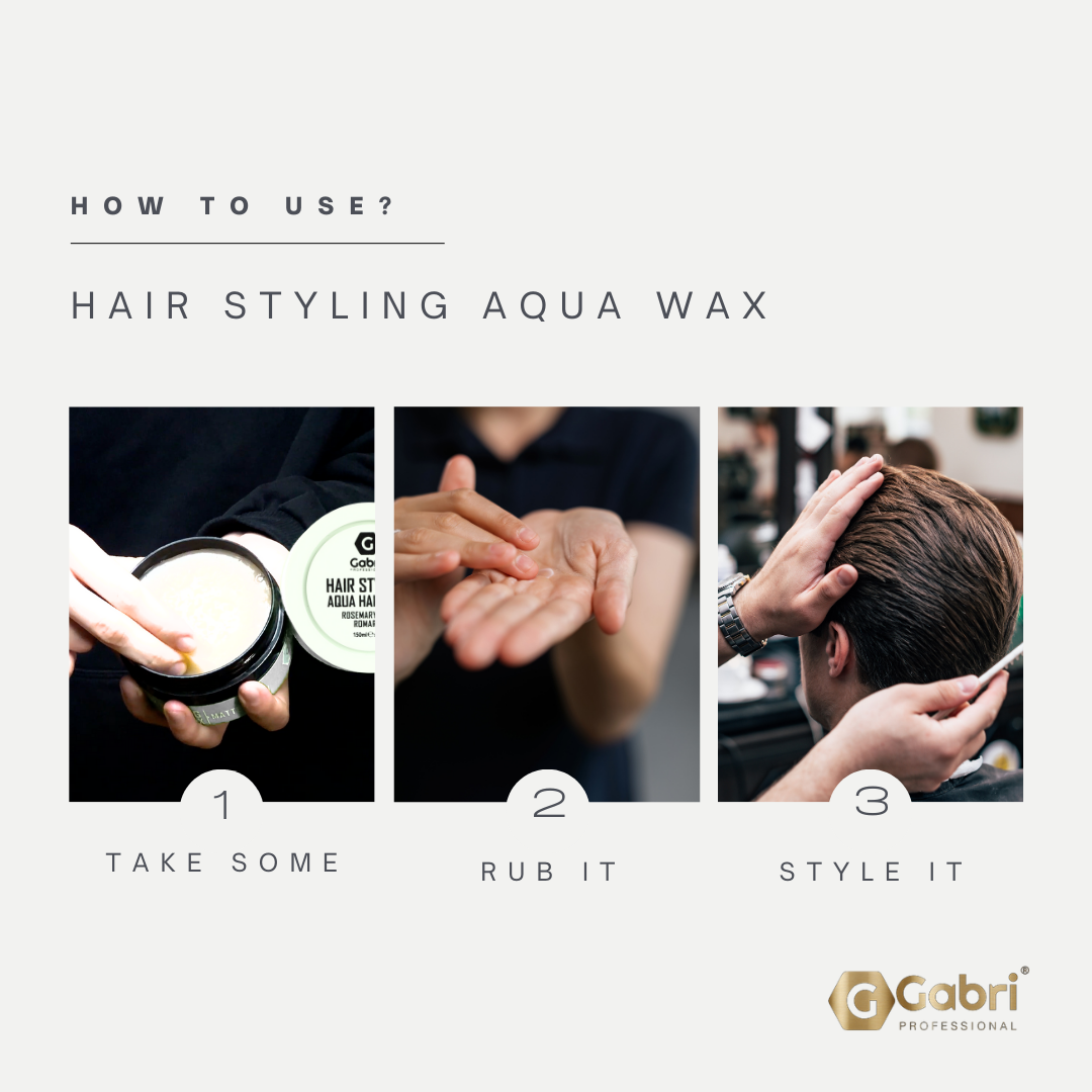 Gabri Professional - Hair Styling Aqua Wax Rosemary Mint 150ml