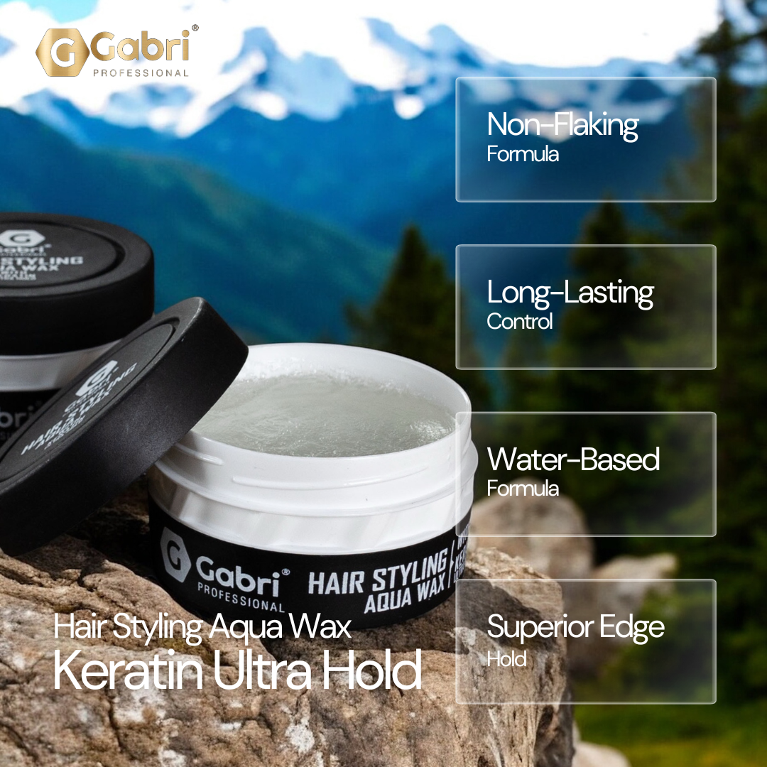Gabri Professional - Hair Styling Aqua Wax Keratin Ultra Hold 150ml