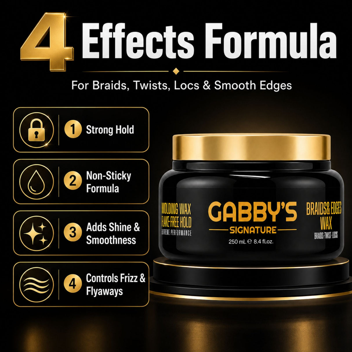 Gabby’s Signature - Braids & Edges Hair Wax 250ml
