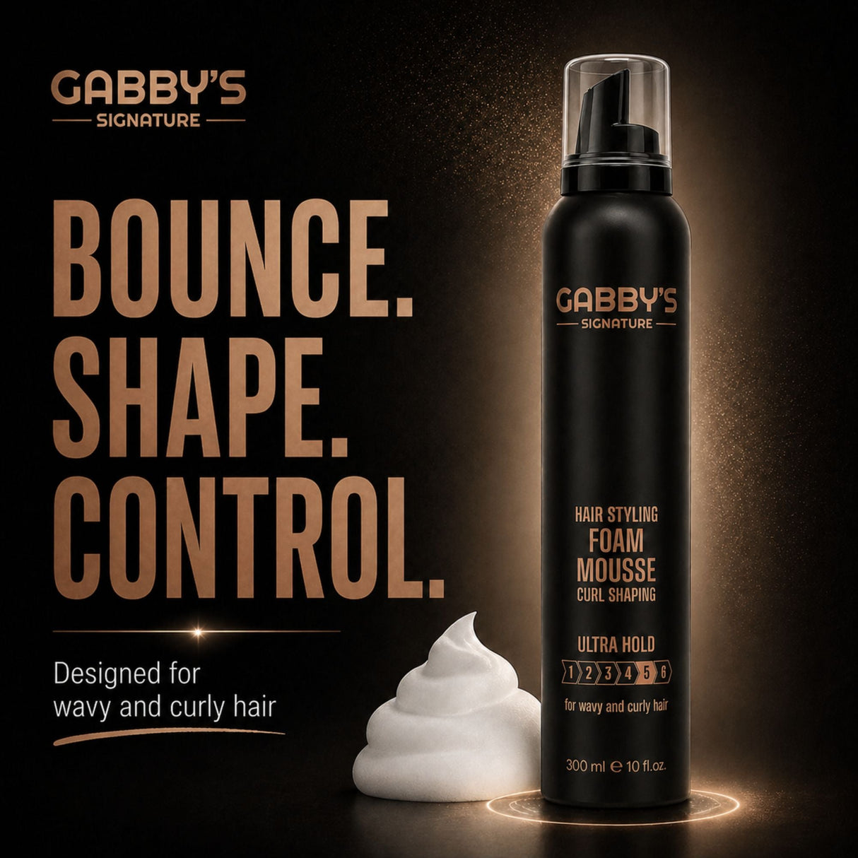 Gabby's Signature - Hair Styling Foam Mousse 300ml
