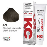 Keratin Colour Permanent Colour 6N Neutral Naturals Dark Blonde
