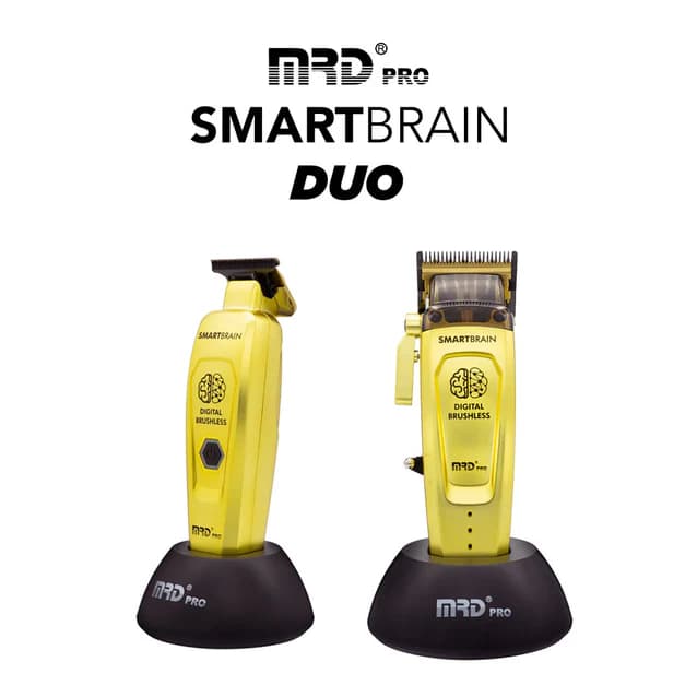 MRD Pro Smart Brain Clipper & Trimmer Duo - Gold