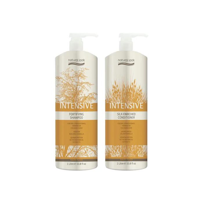 Natural Look Intensive Fortifying Shampoo & Conditioner 1L Bundle | Barber Outlet