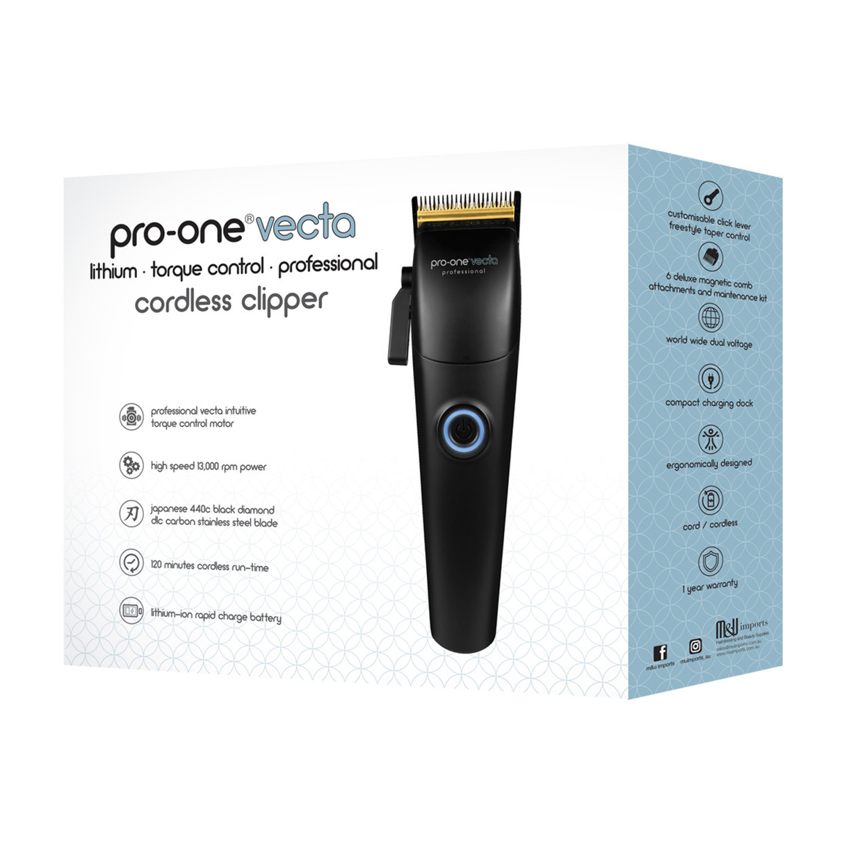 Pro-One VECTA Cordless Clipper | Barber Outlet