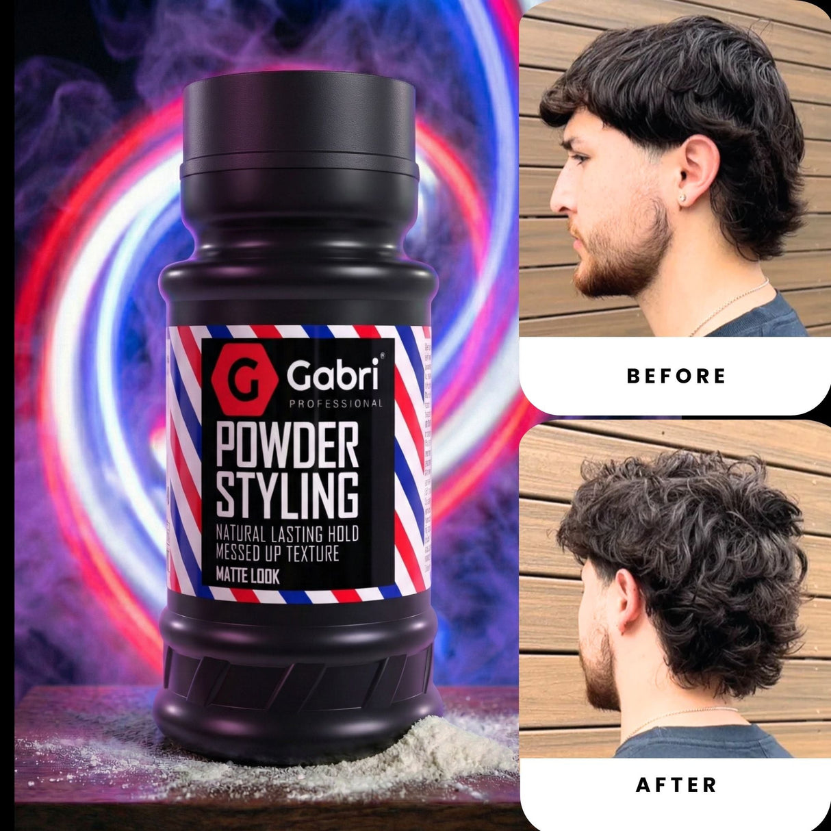 Gabri Professional - Hair Styling Powder Wax Matte Look 21g
