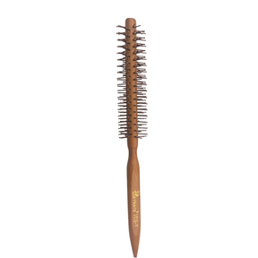 Professional Wooden Deluxe Round Hair Brush - 1850V | Barber Outlet