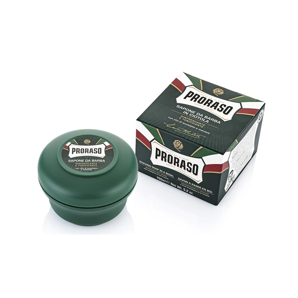 Proraso Eucalyptus And Menthol Shaving Soap Bowl - 150ml | Barber Outlet