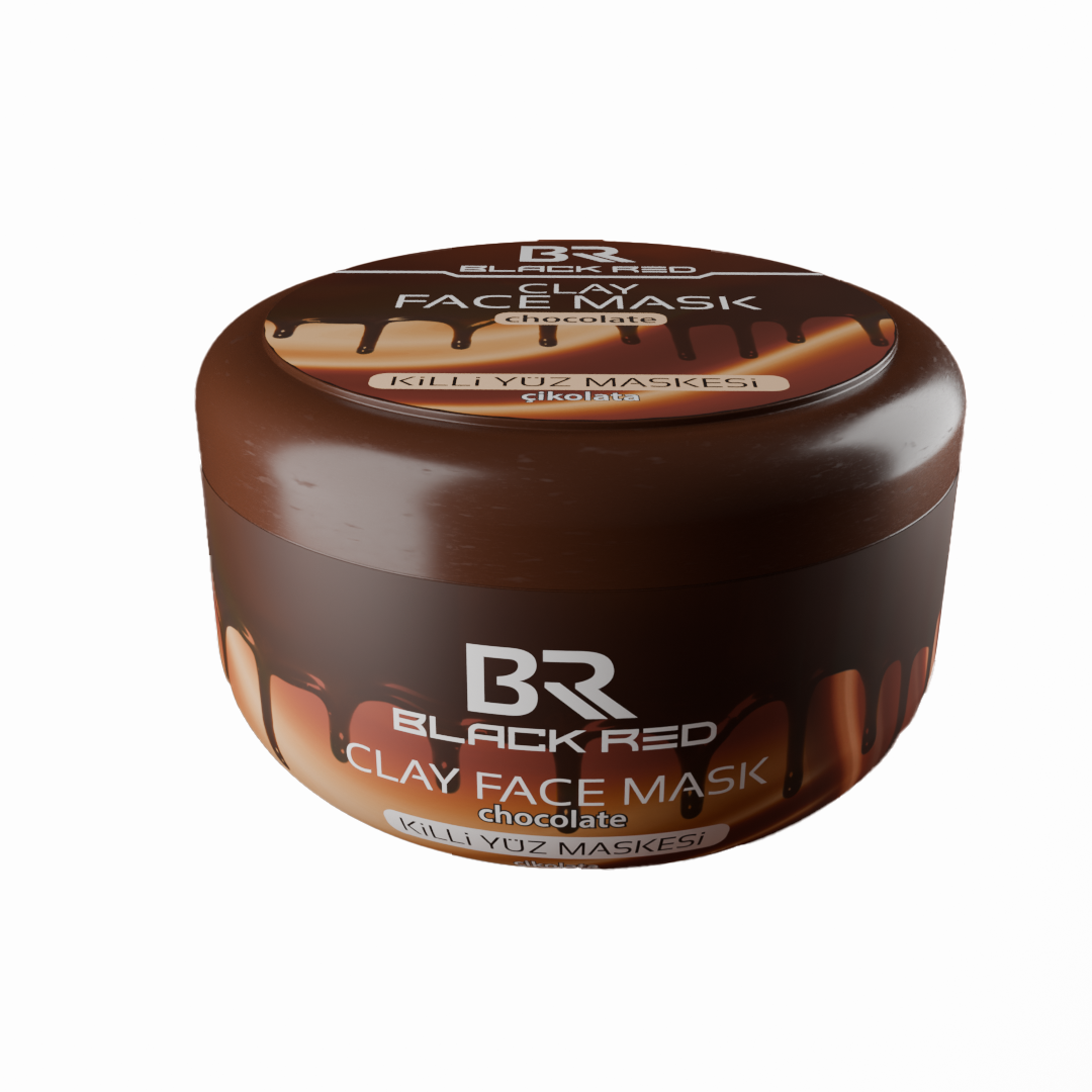 Black Red Clay Face Mask Chocolate 400ml
