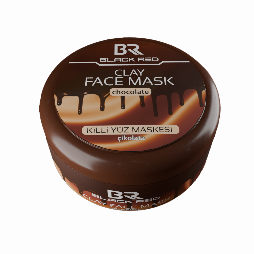 Black Red Clay Face Mask Chocolate 400ml