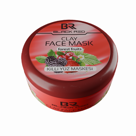 Black Red Clay Face Mask Forest Fruits 400ml
