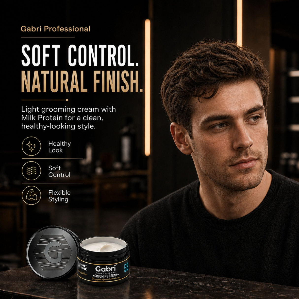 Gabri Professional - S3 Grooming Cream Milk Protein 100ml
