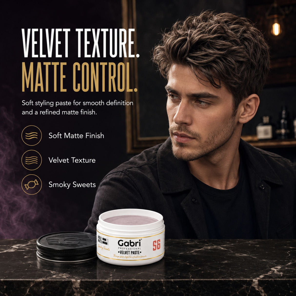 Gabri Professional - S6 Velvet Paste  Smoky Sweets Matte 100ml